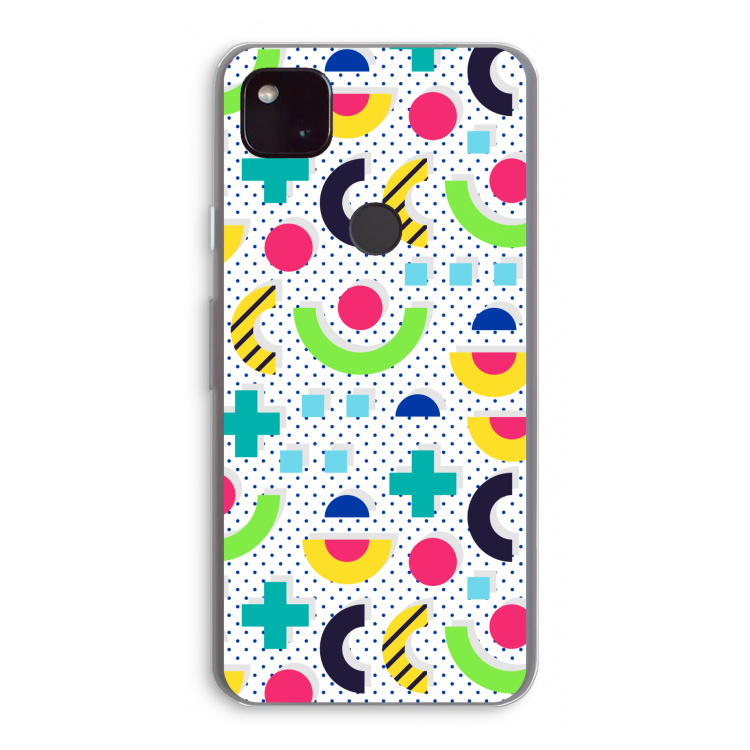 8-bit N°1: Google Pixel 4a 5G Transparant Hoesje