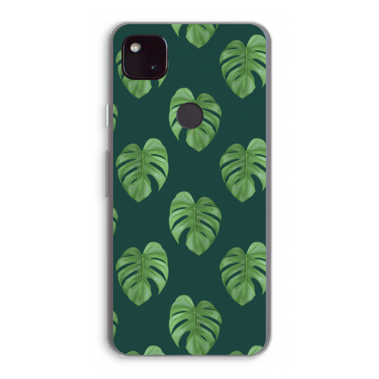 Monstera leaves: Google Pixel 4a 5G Transparant Hoesje