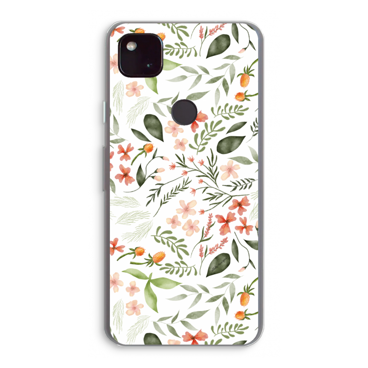 Sweet little flowers: Google Pixel 4a 5G Transparant Hoesje