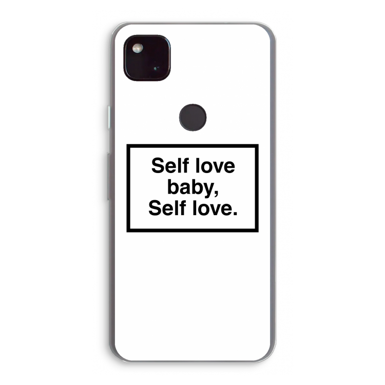 Self love: Google Pixel 4a 5G Transparant Hoesje