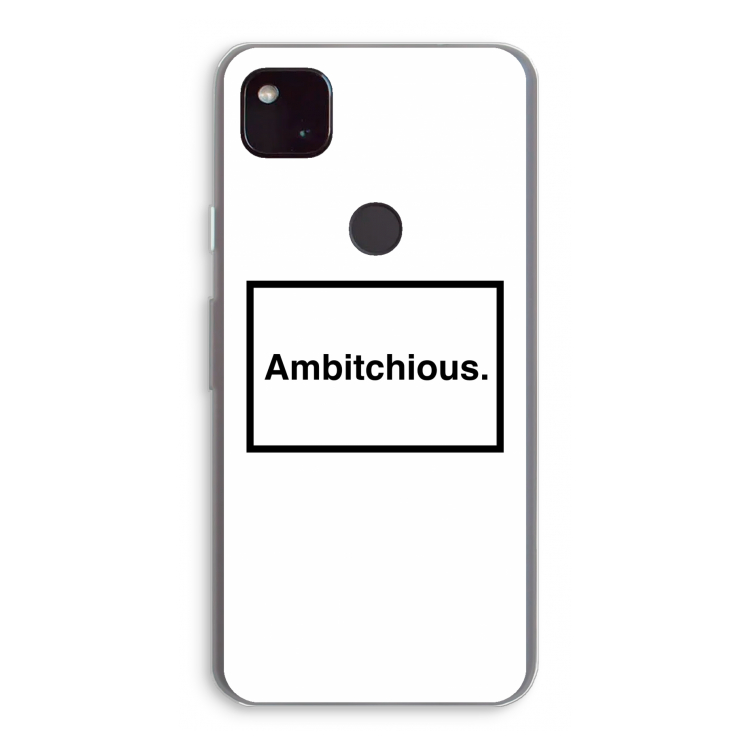Ambitchious: Google Pixel 4a 5G Transparant Hoesje