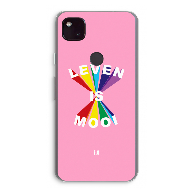 Het Leven Is Mooi: Google Pixel 4a 5G Transparant Hoesje