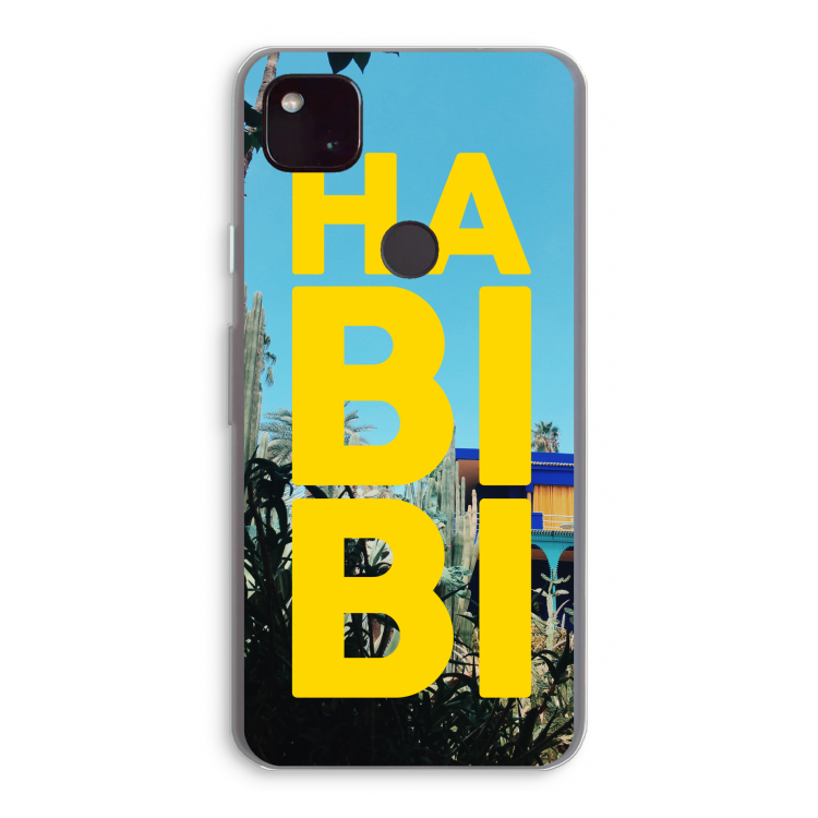 Habibi Majorelle : Google Pixel 4a 5G Transparant Hoesje
