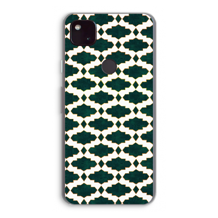 Moroccan tiles: Google Pixel 4a 5G Transparant Hoesje