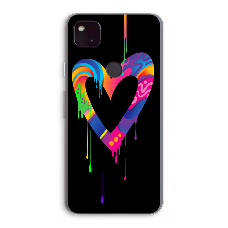 Melts My Heart: Google Pixel 4a 5G Transparant Hoesje