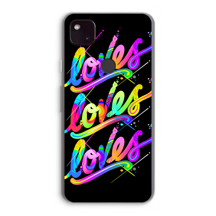 Loves: Google Pixel 4a 5G Transparant Hoesje