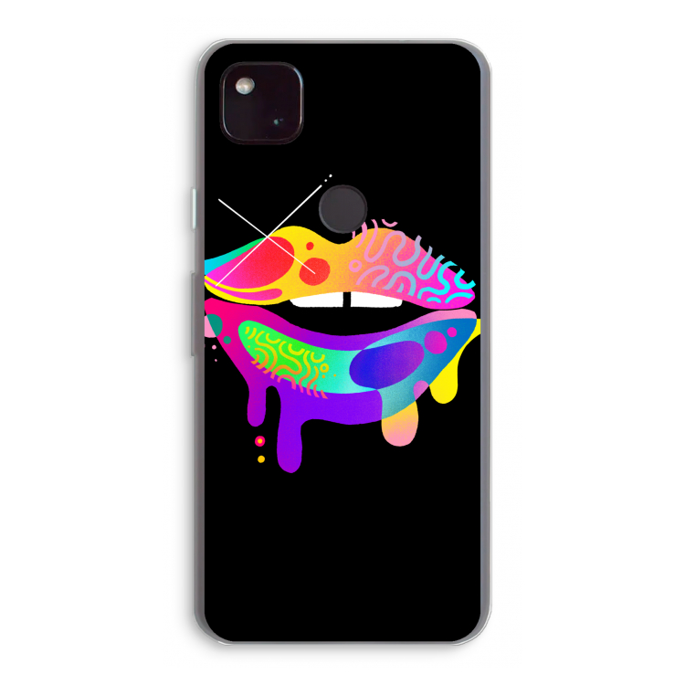 Lip Palette: Google Pixel 4a 5G Transparant Hoesje