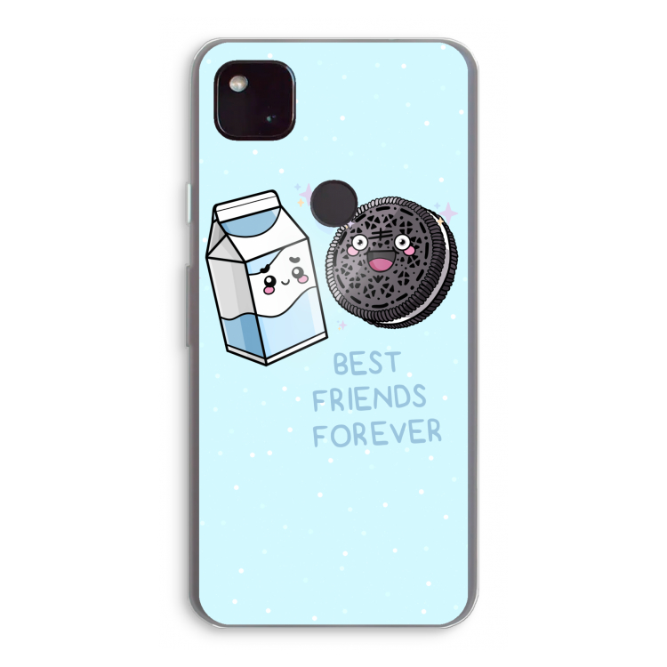 Best Friend Forever: Google Pixel 4a 5G Transparant Hoesje