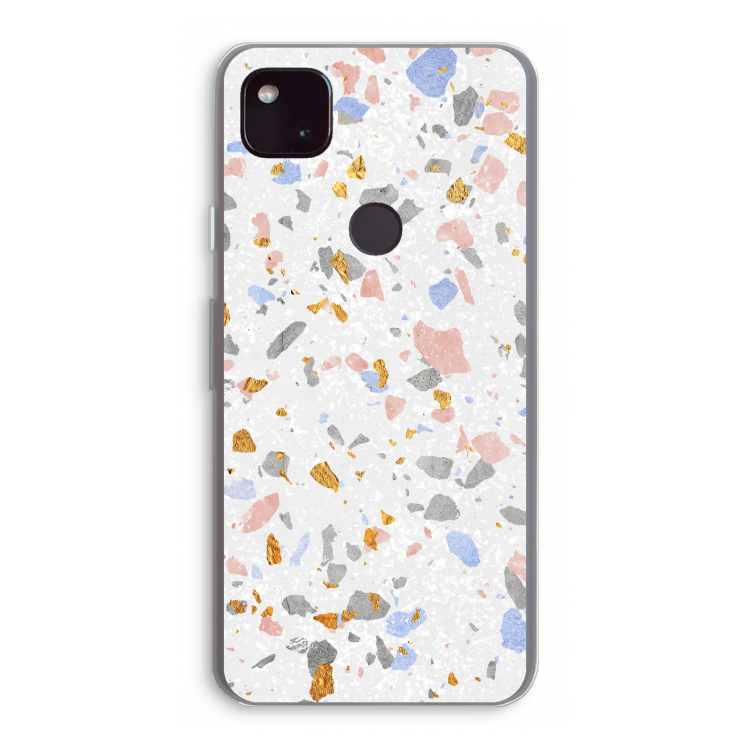 Terrazzo N°8: Google Pixel 4a 5G Transparant Hoesje