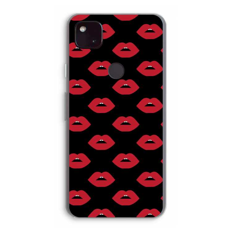 Lips: Google Pixel 4a 5G Transparant Hoesje