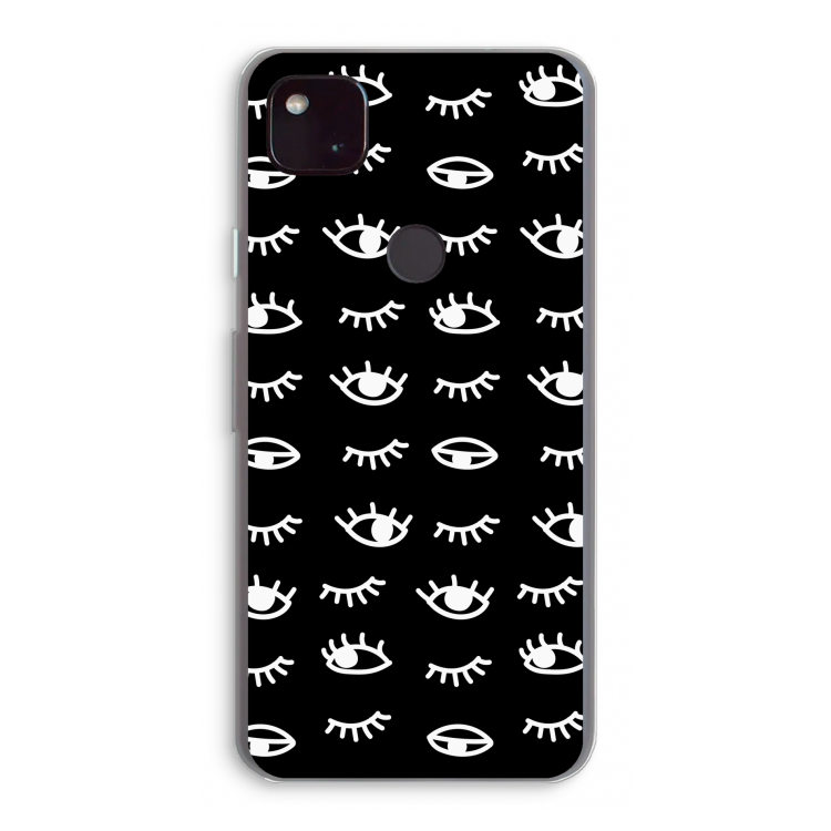 Eye pattern #3: Google Pixel 4a 5G Transparant Hoesje