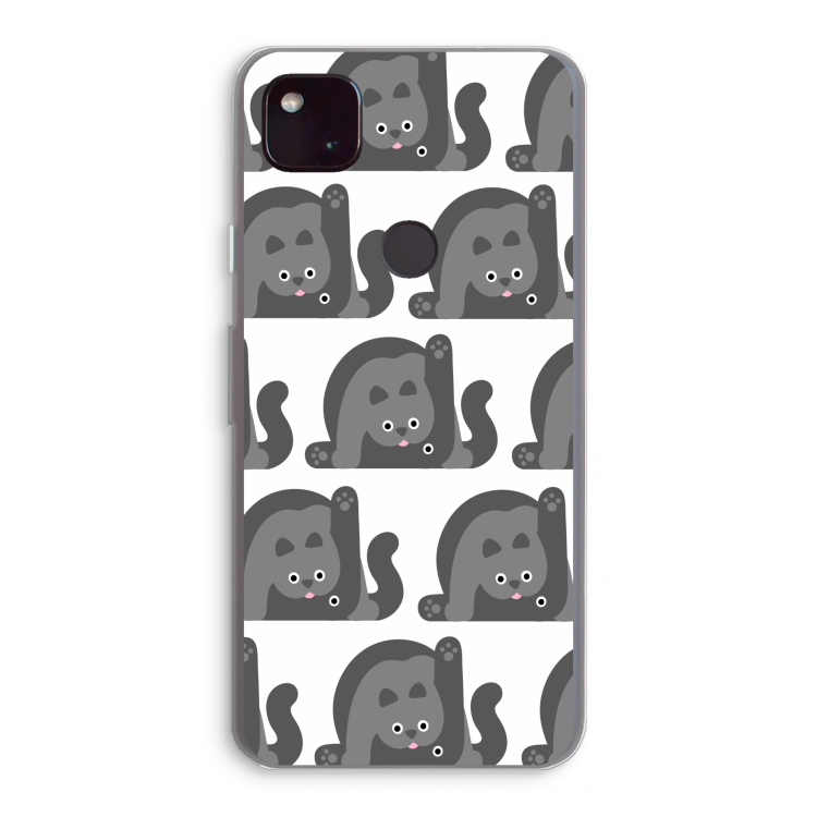 Cats: Google Pixel 4a 5G Transparant Hoesje