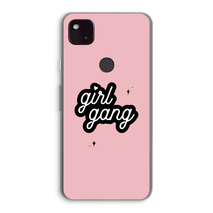 Girl Gang: Google Pixel 4a 5G Transparant Hoesje