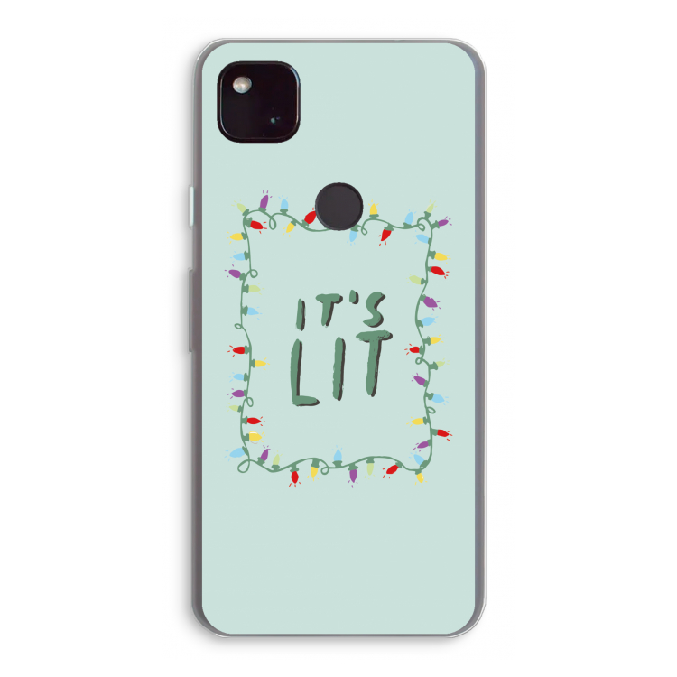 It's Lit: Google Pixel 4a 5G Transparant Hoesje