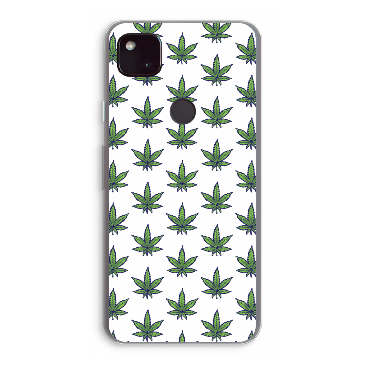 Weed: Google Pixel 4a 5G Transparant Hoesje