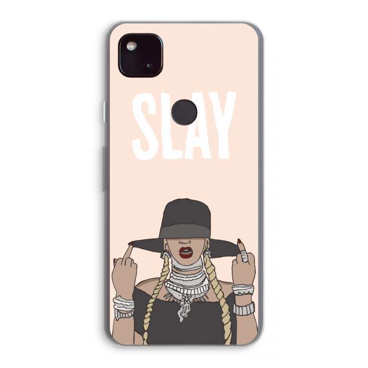 Slay All Day: Google Pixel 4a 5G Transparant Hoesje