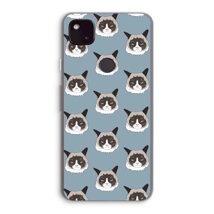 It's a Purrr Case: Google Pixel 4a 5G Transparant Hoesje