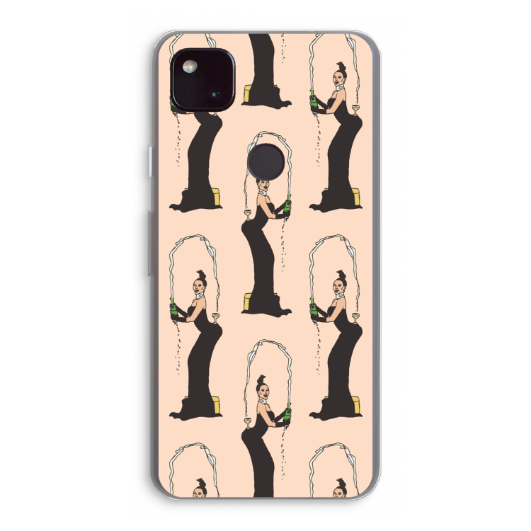 Pop Some Kim: Google Pixel 4a 5G Transparant Hoesje