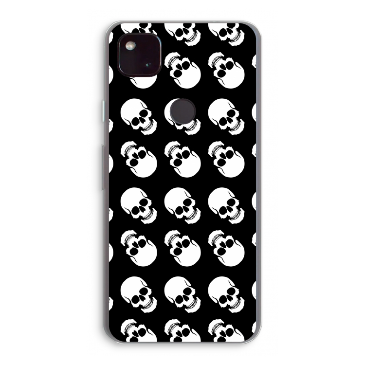 Musketon Skulls: Google Pixel 4a 5G Transparant Hoesje