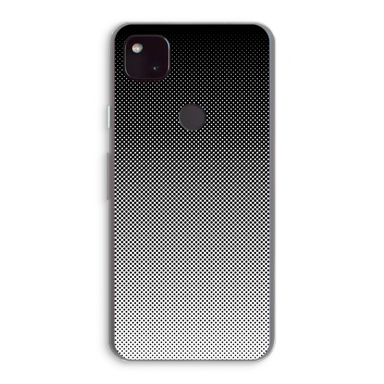 Musketon Halftone: Google Pixel 4a 5G Transparant Hoesje