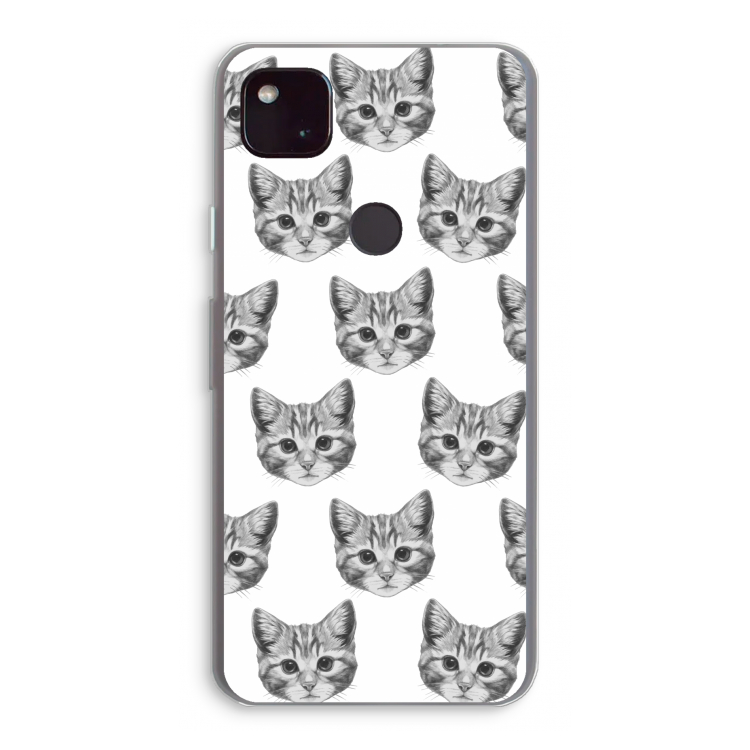 Kitten: Google Pixel 4a 5G Transparant Hoesje