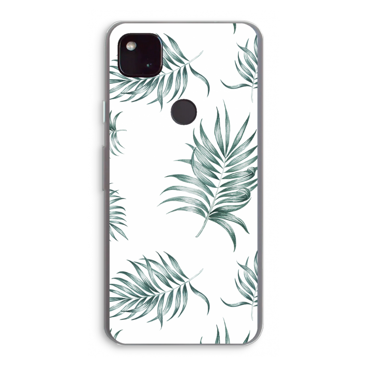 Simple leaves: Google Pixel 4a 5G Transparant Hoesje