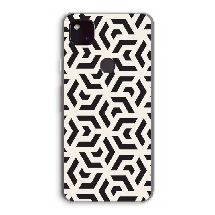 Crazy pattern: Google Pixel 4a 5G Transparant Hoesje