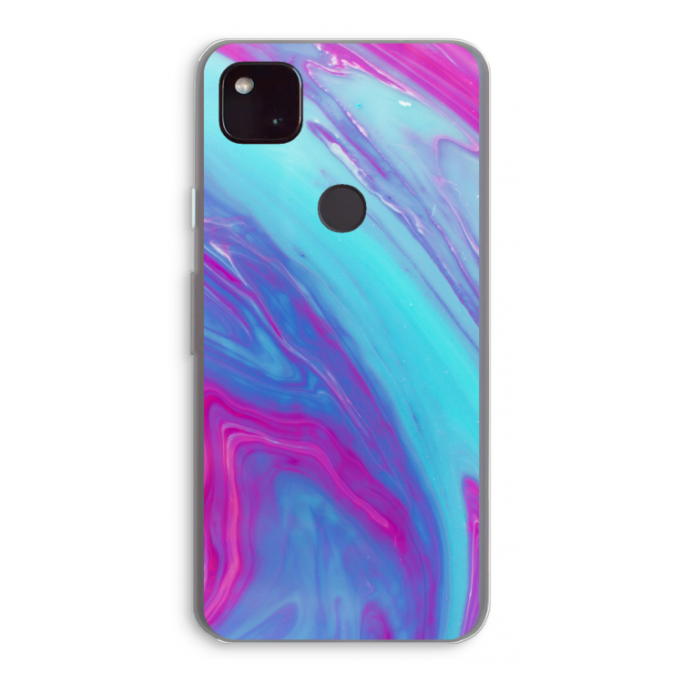 Zweverige regenboog: Google Pixel 4a 5G Transparant Hoesje