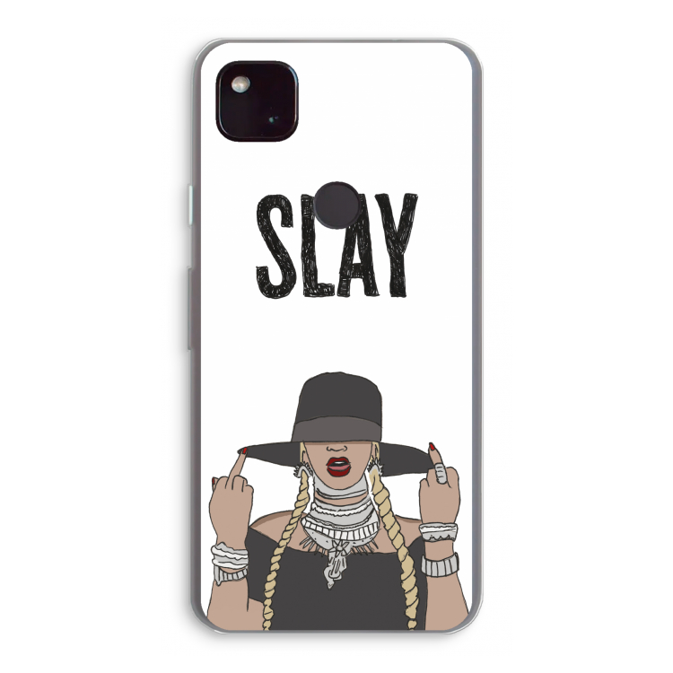 Slay All Day: Google Pixel 4a 5G Transparant Hoesje