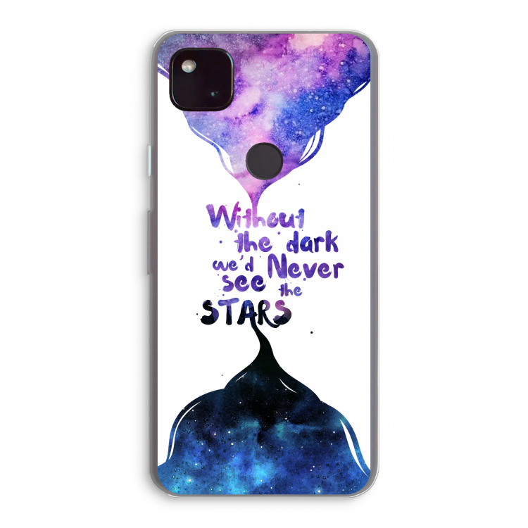 Stars quote: Google Pixel 4a 5G Transparant Hoesje