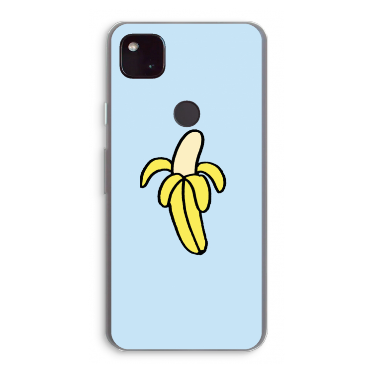 Banana: Google Pixel 4a 5G Transparant Hoesje