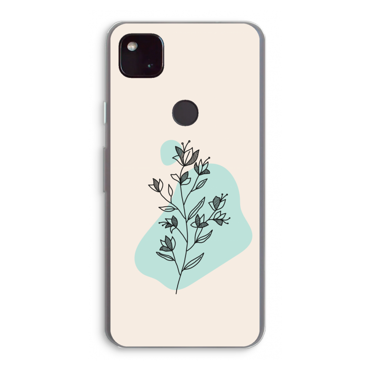 Violets are blue: Google Pixel 4a 5G Transparant Hoesje