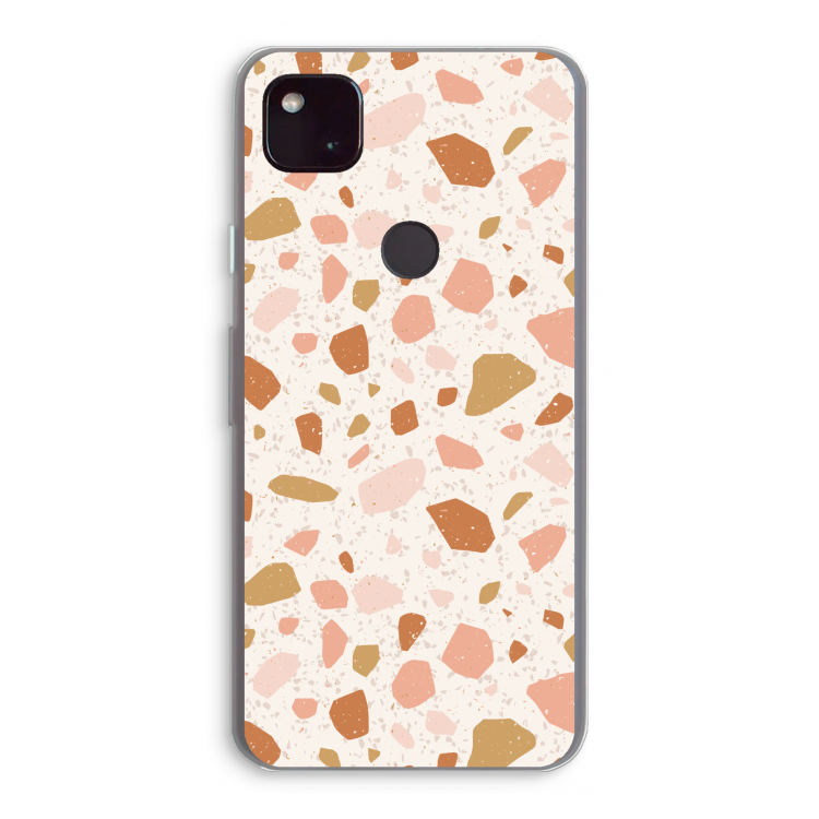 Terrazzo N°18: Google Pixel 4a 5G Transparant Hoesje