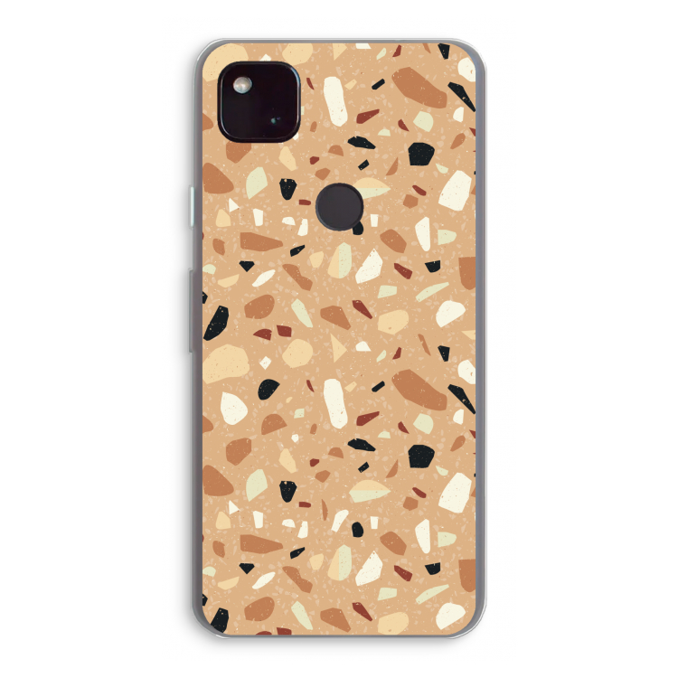 Terrazzo N°17: Google Pixel 4a 5G Transparant Hoesje