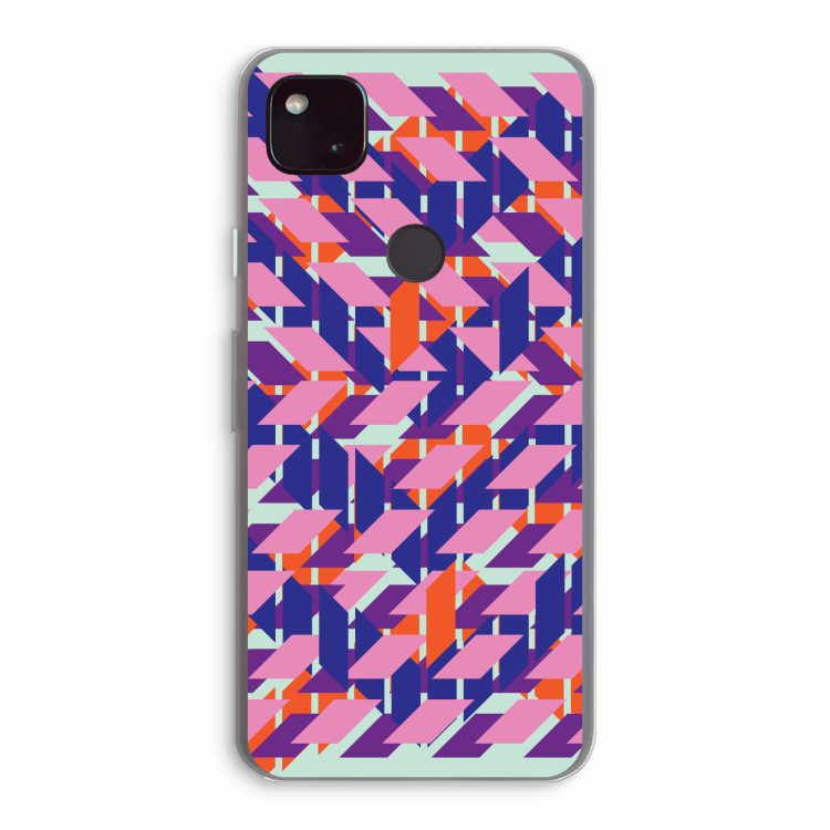Skew Blush 3: Google Pixel 4a 5G Transparant Hoesje