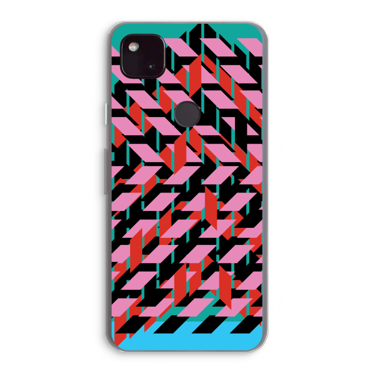 Skew Blush 2: Google Pixel 4a 5G Transparant Hoesje