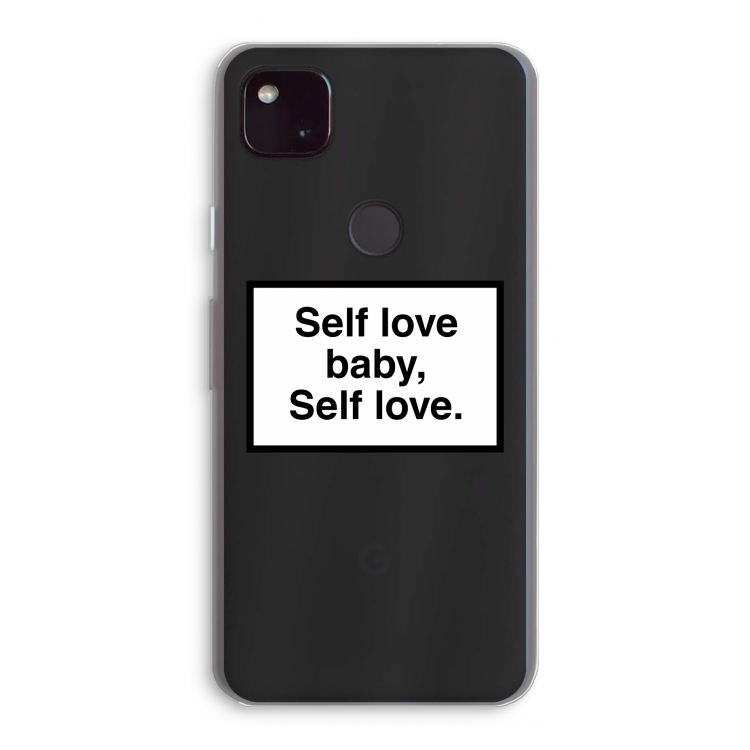 Self love: Google Pixel 4a 5G Transparant Hoesje