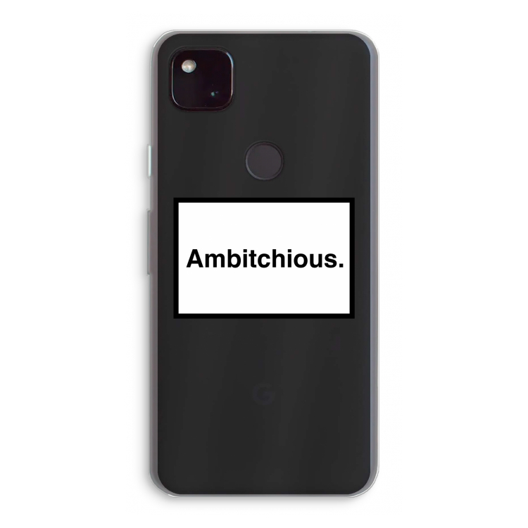 Ambitchious: Google Pixel 4a 5G Transparant Hoesje