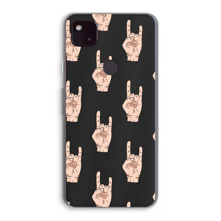 Rock: Google Pixel 4a 5G Transparant Hoesje