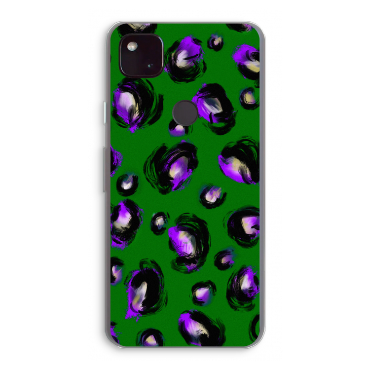Green Cheetah: Google Pixel 4a 5G Transparant Hoesje