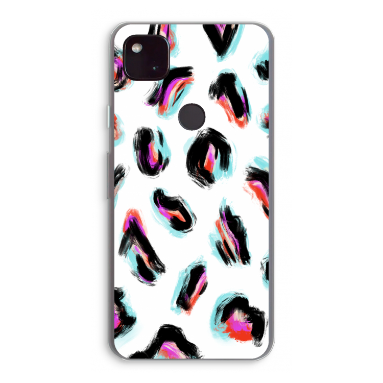 Cheetah color: Google Pixel 4a 5G Transparant Hoesje