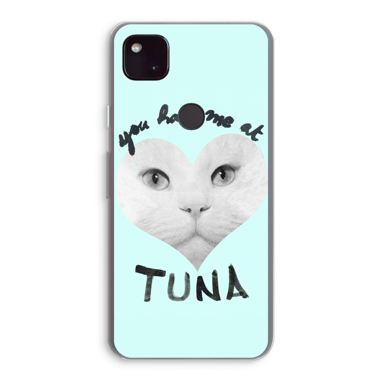 You had me at tuna: Google Pixel 4a 5G Transparant Hoesje