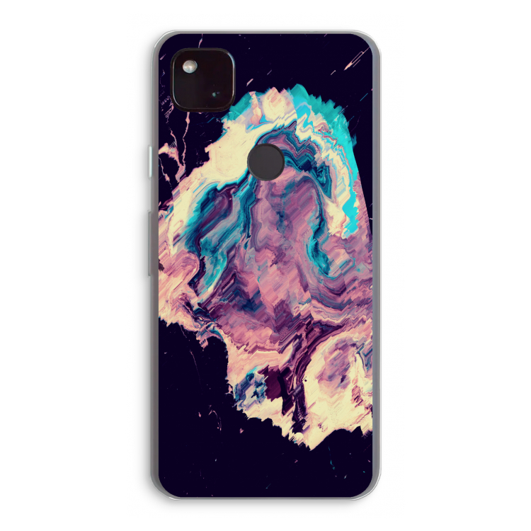Cosmic Silence: Google Pixel 4a 5G Transparant Hoesje