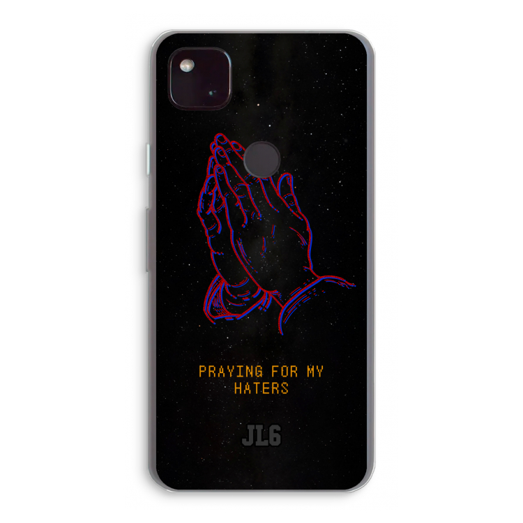 Praying For My Haters: Google Pixel 4a 5G Transparant Hoesje