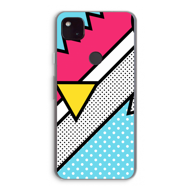 Pop Art #3: Google Pixel 4a 5G Transparant Hoesje