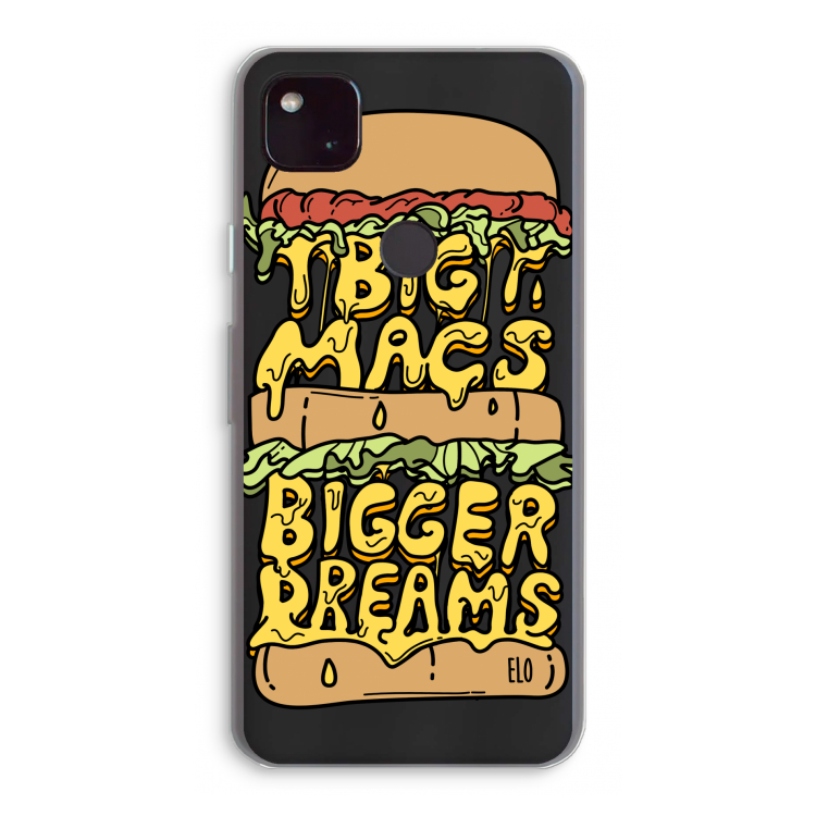 Big Macs Bigger Dreams: Google Pixel 4a 5G Transparant Hoesje