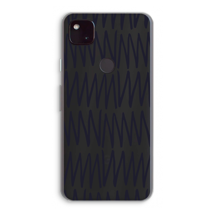 Marrakech Zigzag: Google Pixel 4a 5G Transparant Hoesje
