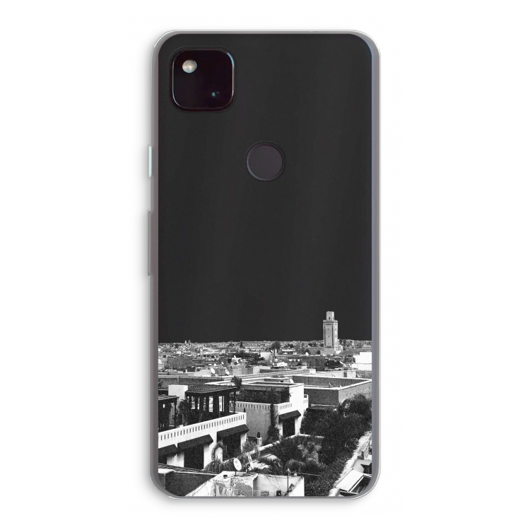 Marrakech Skyline : Google Pixel 4a 5G Transparant Hoesje