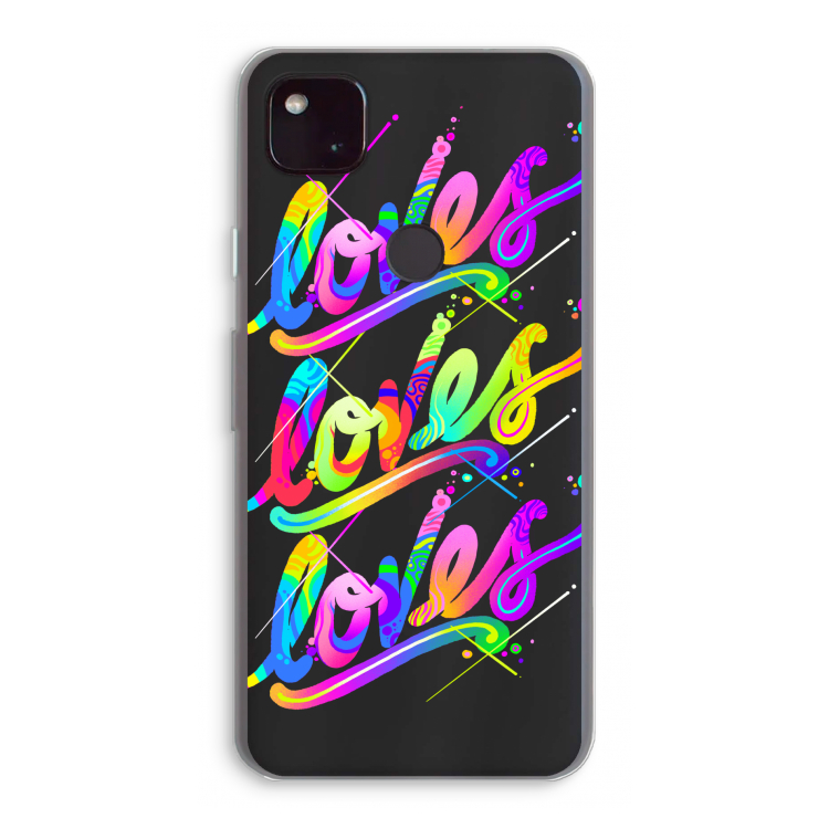 Loves: Google Pixel 4a 5G Transparant Hoesje