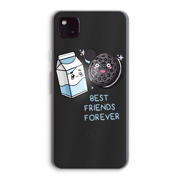 Best Friend Forever: Google Pixel 4a 5G Transparant Hoesje